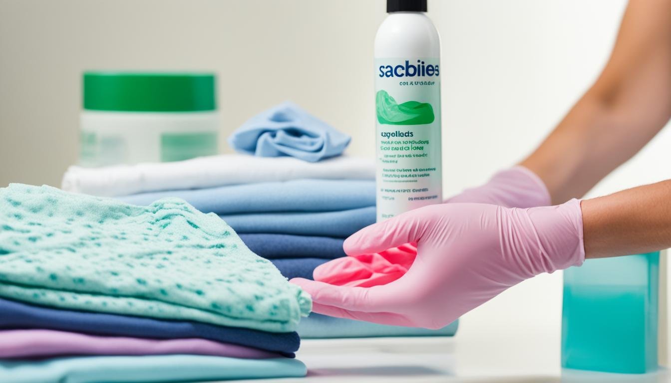 can scabies live on clothes